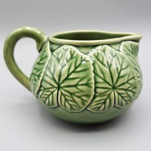 Bordallo Pinheiro Portugal Green Leaf Creamer